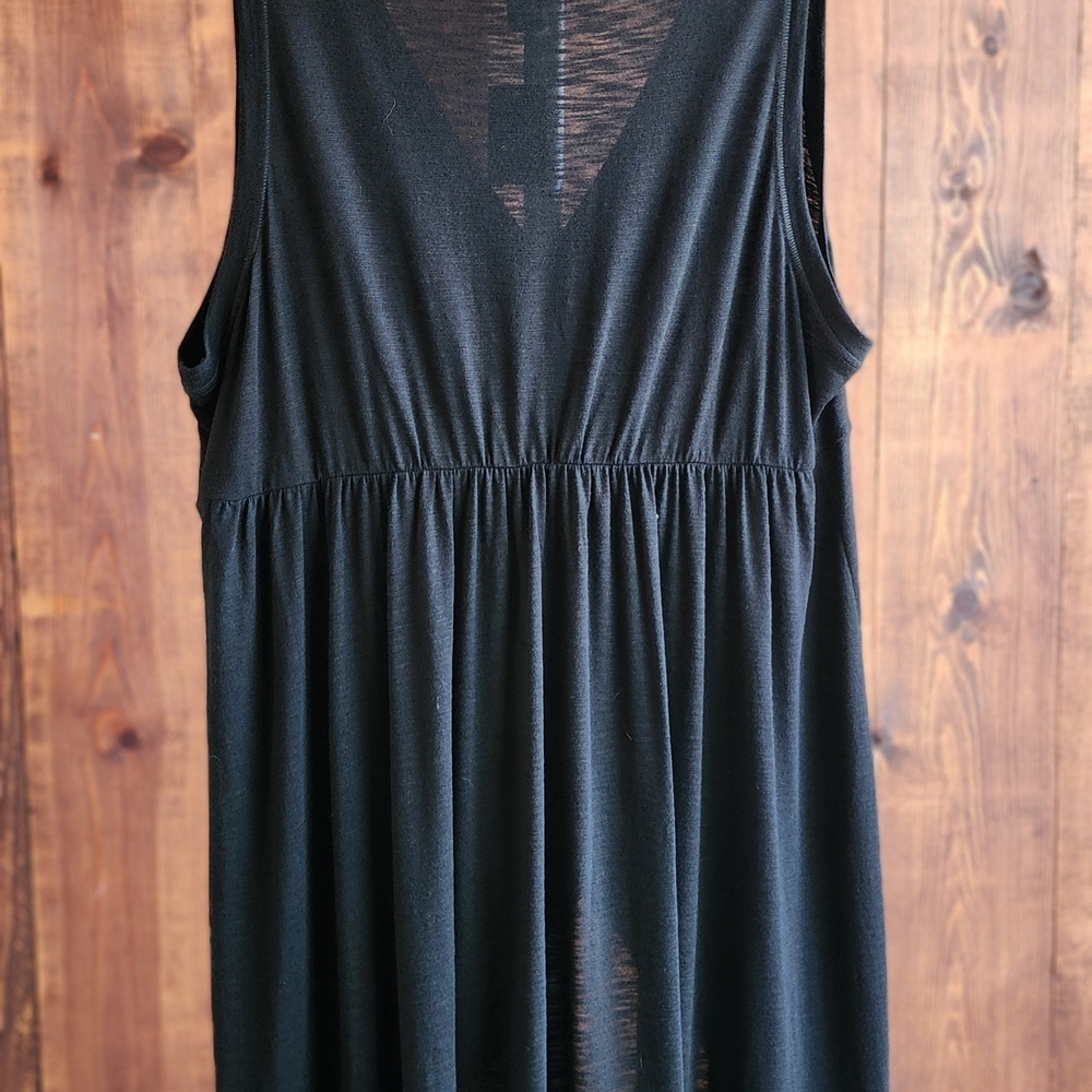 Torrid Black Sheer Top